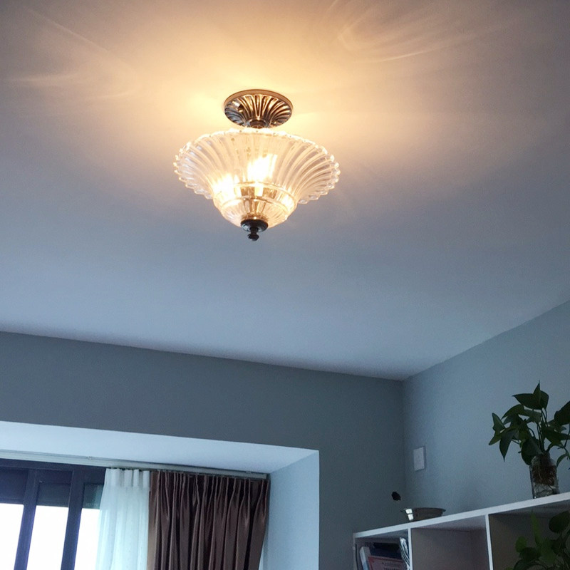 门庭入户灯门玄关过道阳台美式衣帽间透明水晶厨卫