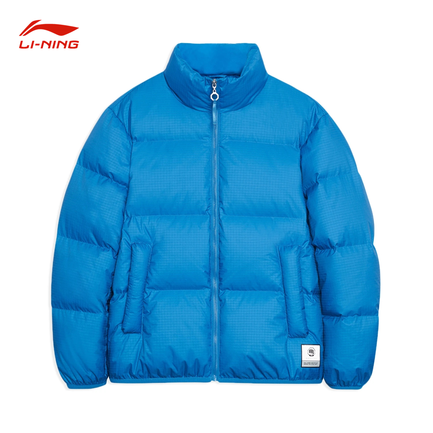 李宁羽绒服2022冬款badfive时尚潮流鸭绒男子宽松外套运动羽绒服