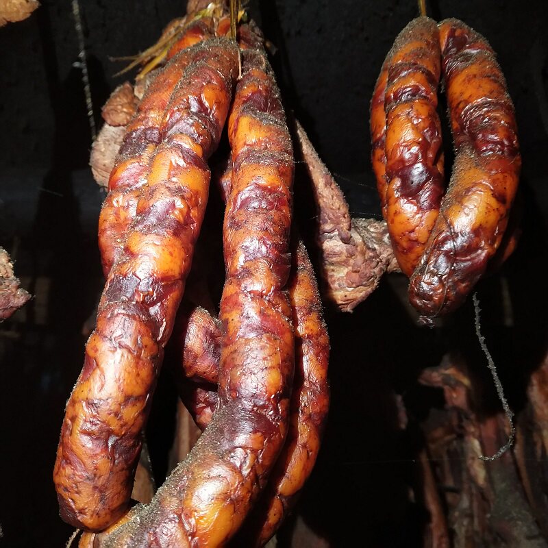 湖南省张家界湘西农家柴火烟熏腊肉一斤咸香好吃其它