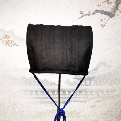 春秋战国古装汉服头巾古代官帽学士圆顶祭孔演出通用帽子