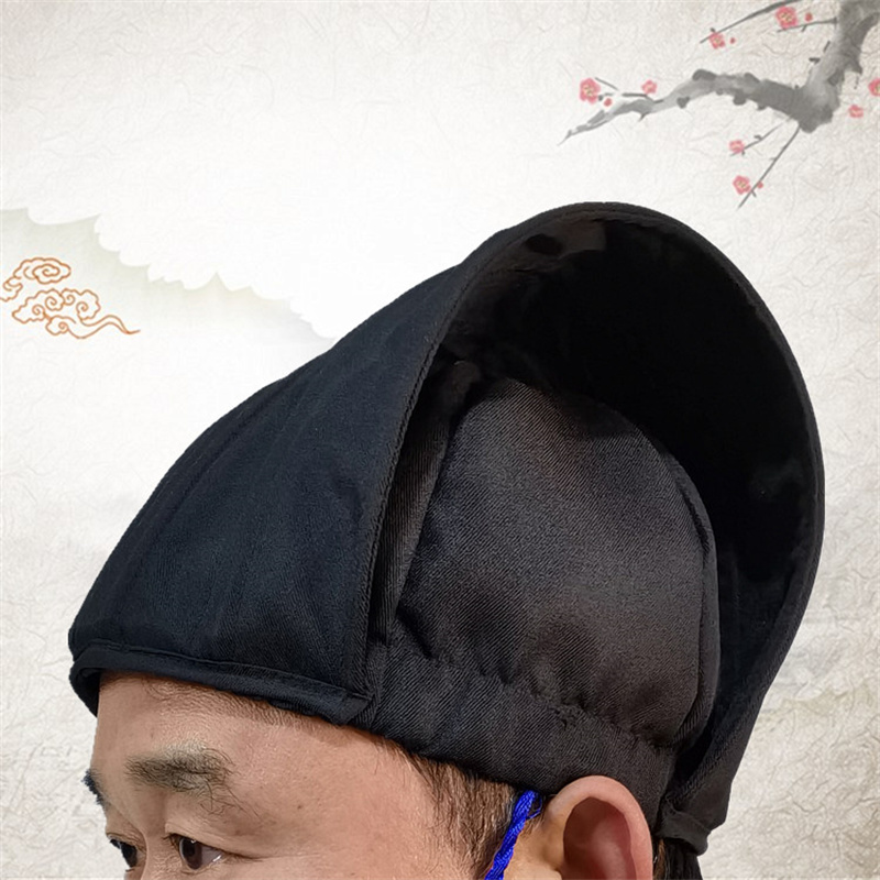 春秋战国古装汉服帽子头巾古代官帽学士圆顶祭孔帽子