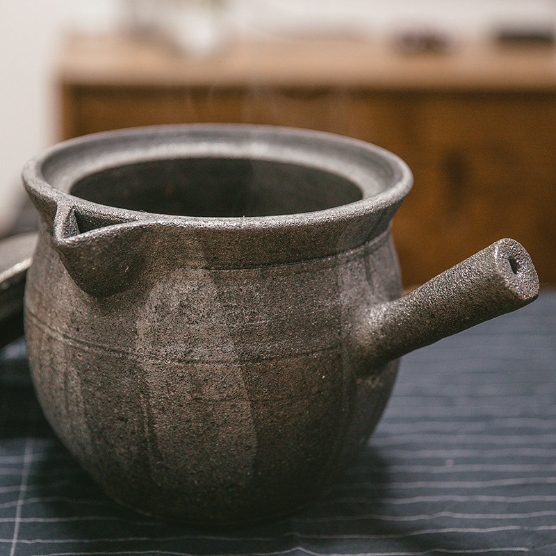 荥经砂锅传统老式无釉煎药砂锅熬药砂锅家用燃气煎中药砂锅煮药罐