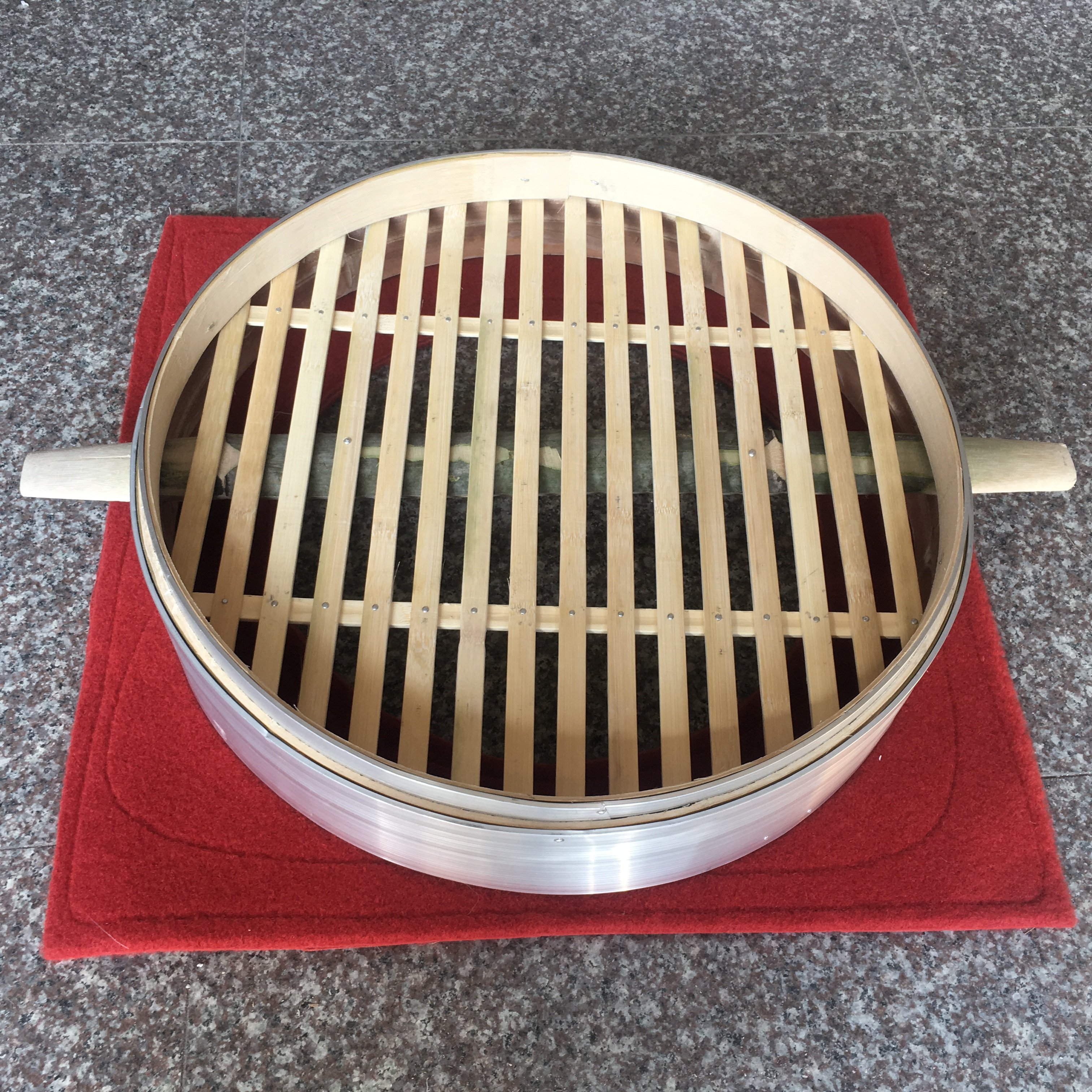 蒸笼蒸汽垫子红色包子硅胶布蒸汽密封餐具笼