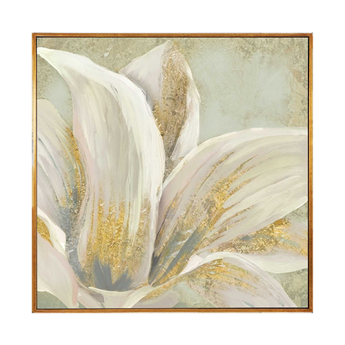 艾莎手绘油画当代简约轻奢客厅抽象装饰画玄关油画