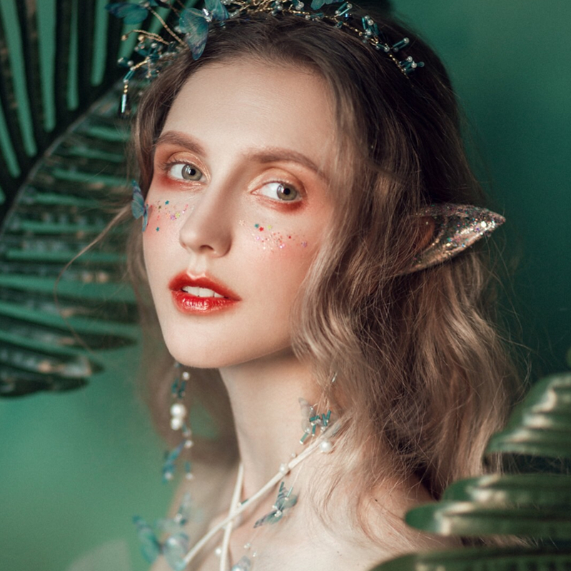 精灵假耳朵写真天使长耳套cosplay装扮舞会派对森系圣诞节装饰品