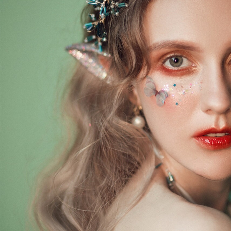 精灵耳朵写真天使长耳耳套cosplay装扮舞会派对发饰