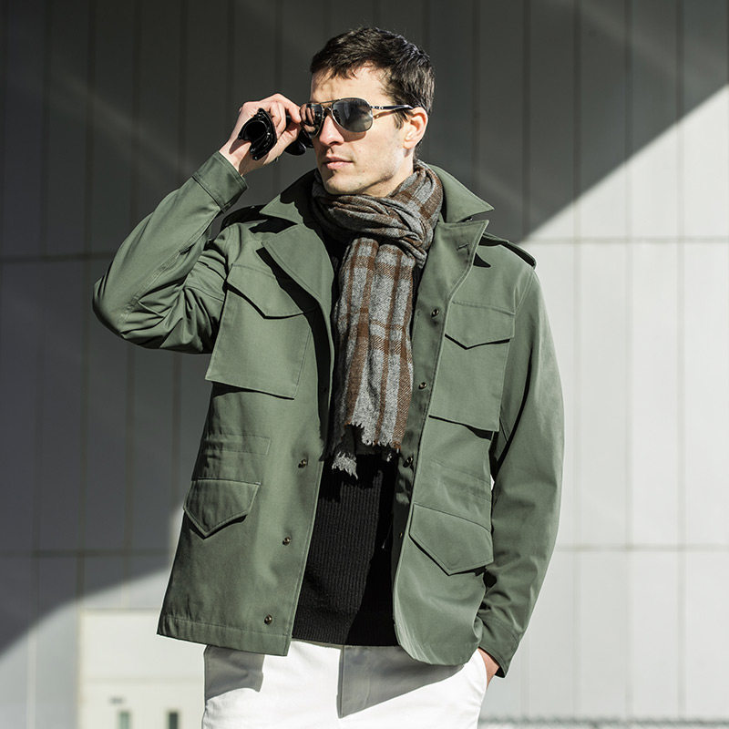 风衣新品龙牙m43战地春秋外套防风复刻刻版风衣