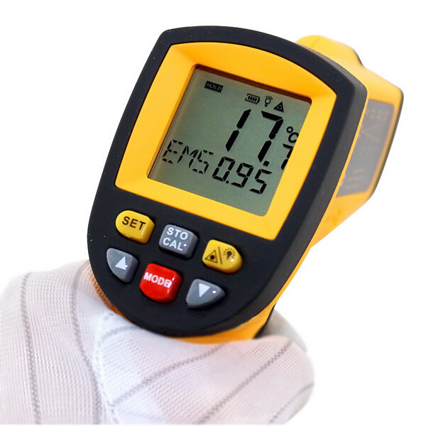 激光测温高精度温度测量仪红外线工业电子温度计测温仪测温仪