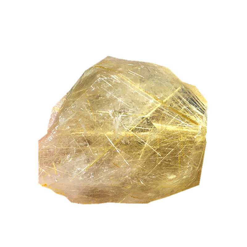 zx天然金发晶钛晶花原石原矿标本水晶资料库项坠