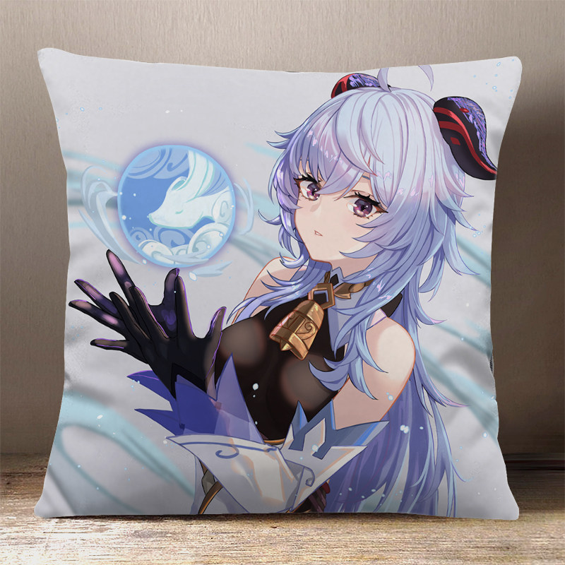 原神甘雨抱枕周边椰羊动漫二次元双面男生定制动漫毛绒