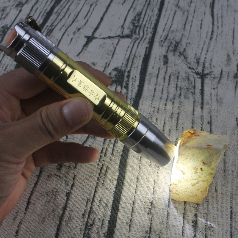 玉石专用强光手电筒专业鉴定珠宝翡翠文玩鉴宝手电筒