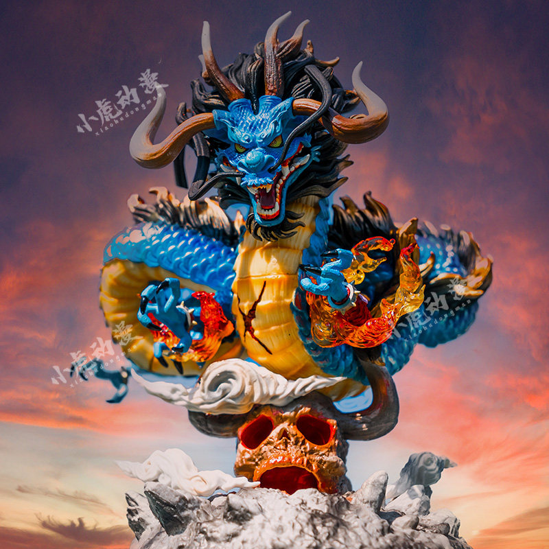 凯多g5龙形兽化巨龙场景海贼王手办gk雕像海贼王手办专区