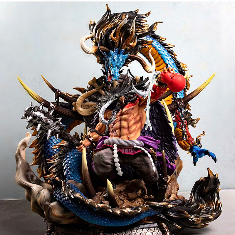 海贼王gk四皇黑珍珠凯多豪华百兽巨龙场景超大型手办雕像模型摆件