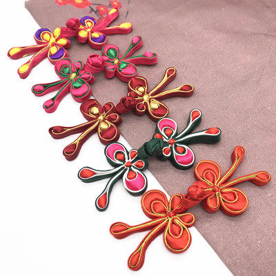 布扣花蝴蝶手工盘扣旗袍唐装复古古典工艺花扣纽扣