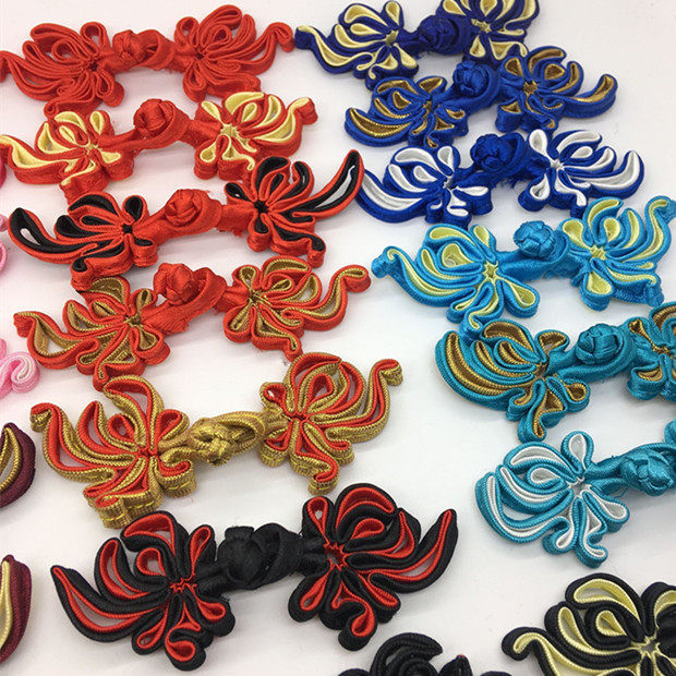 盘扣凤尾扣子手工旗袍衣扣民族风喜帖唐装复古纽扣