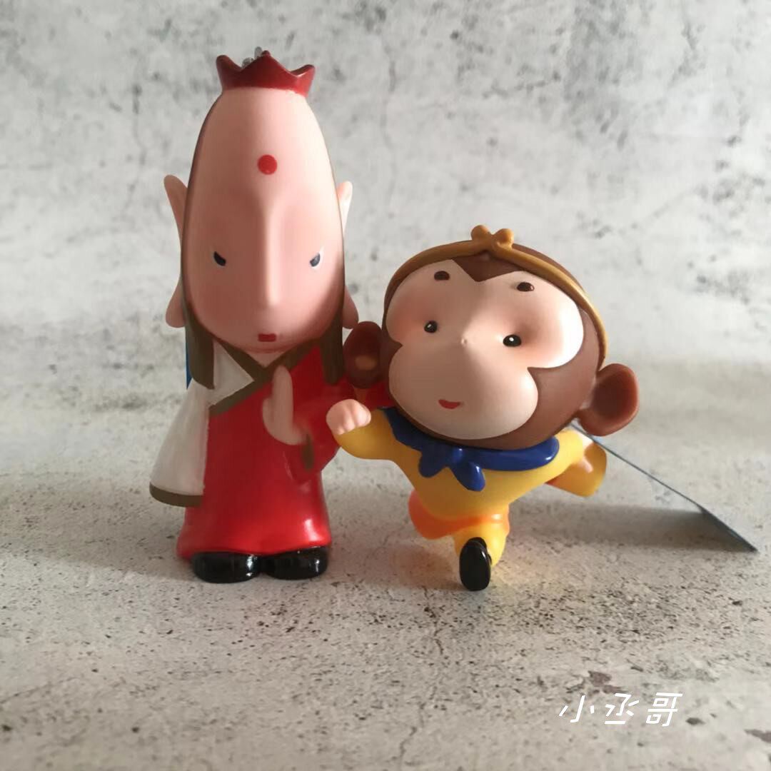 西游记卡通师徒汽车唐僧孙悟空摆件白龙马搪胶套猪八戒摆件