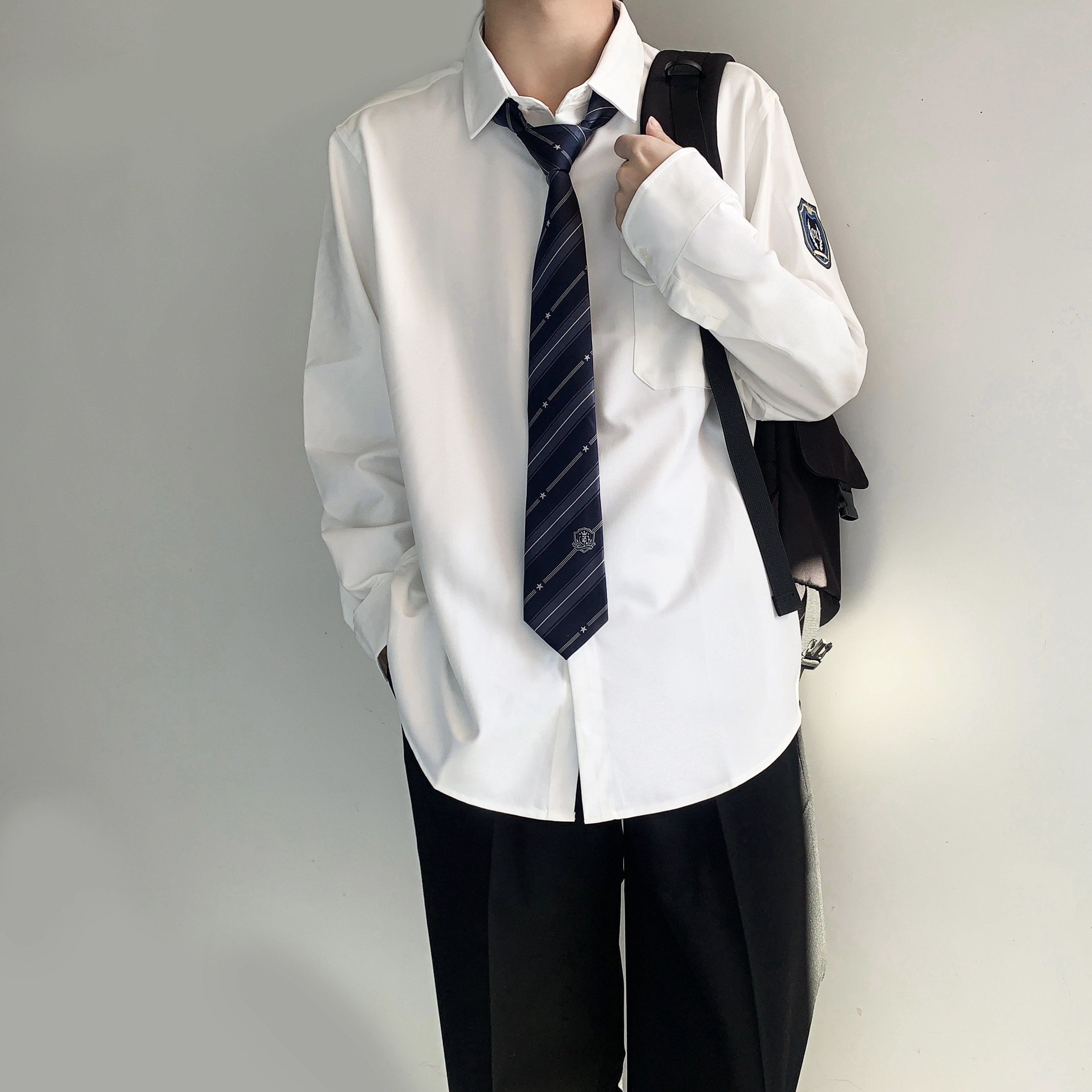 木村生日全套正版学生制服jk男生衬衫长袖衬衫