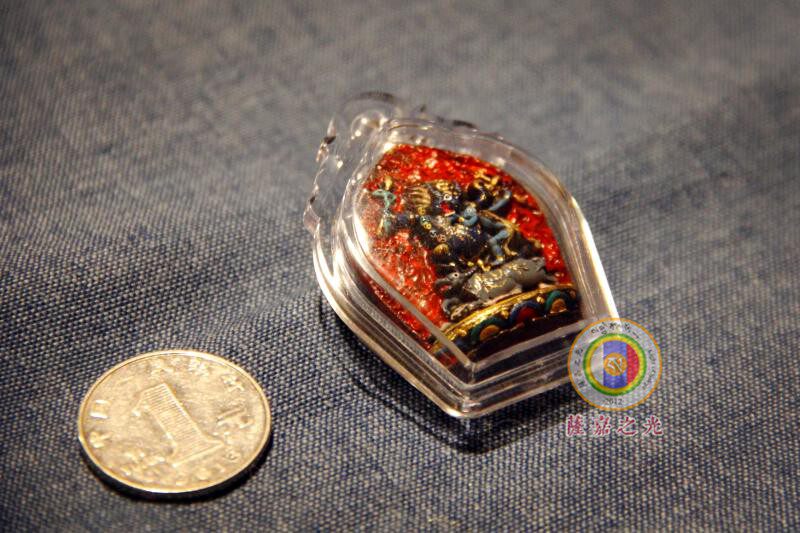 阎罗手绘护法法神法王却甲擦擦阎魔敌项坠