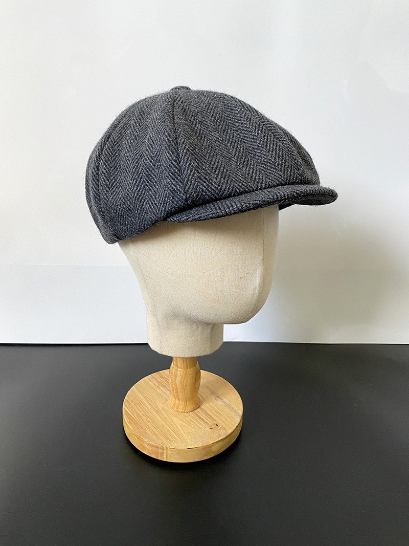 秋冬八角浴血黑帮剃刀党报童帽谢尔比同款英伦帽子