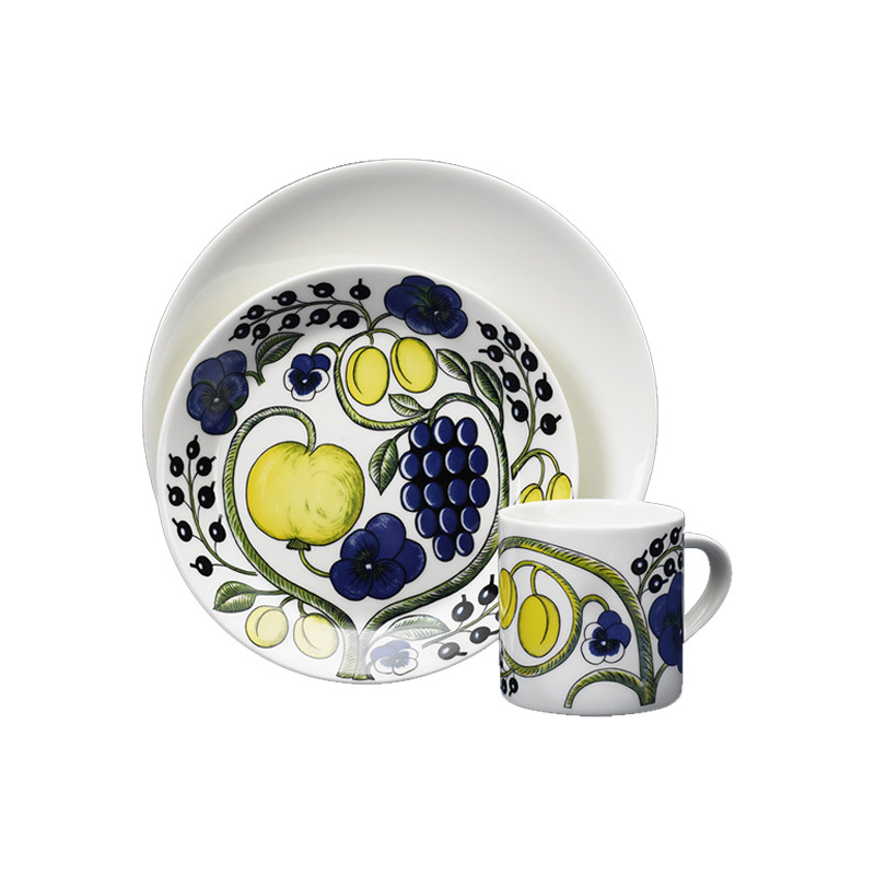 芬兰arabia硕果陶瓷餐具paratiisi碗盘盘