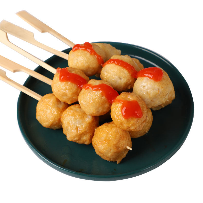 鱼丸舜洋黄金墨鱼55串2500g鱼蛋火锅料理麻辣烫墨鱼丸