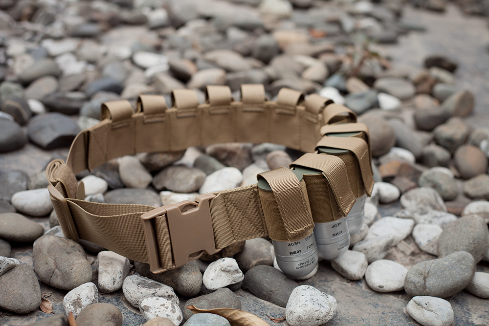 trnbac黑灰工业美军40mm战术腰带榴弹工具包战术腰带