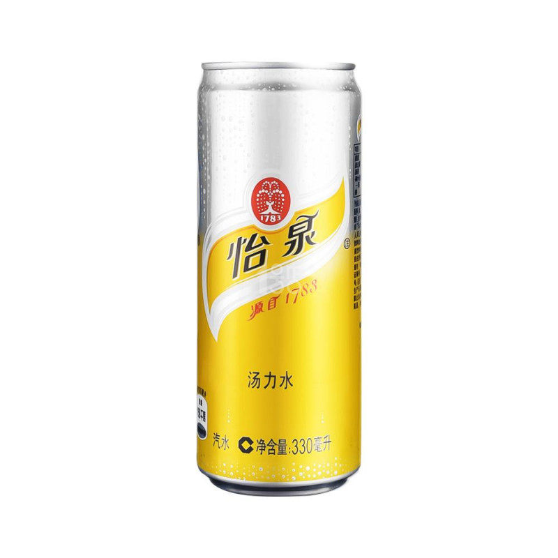 怡泉汤力水330ml8瓶碳酸饮料可口可乐公司产品品包饮用水