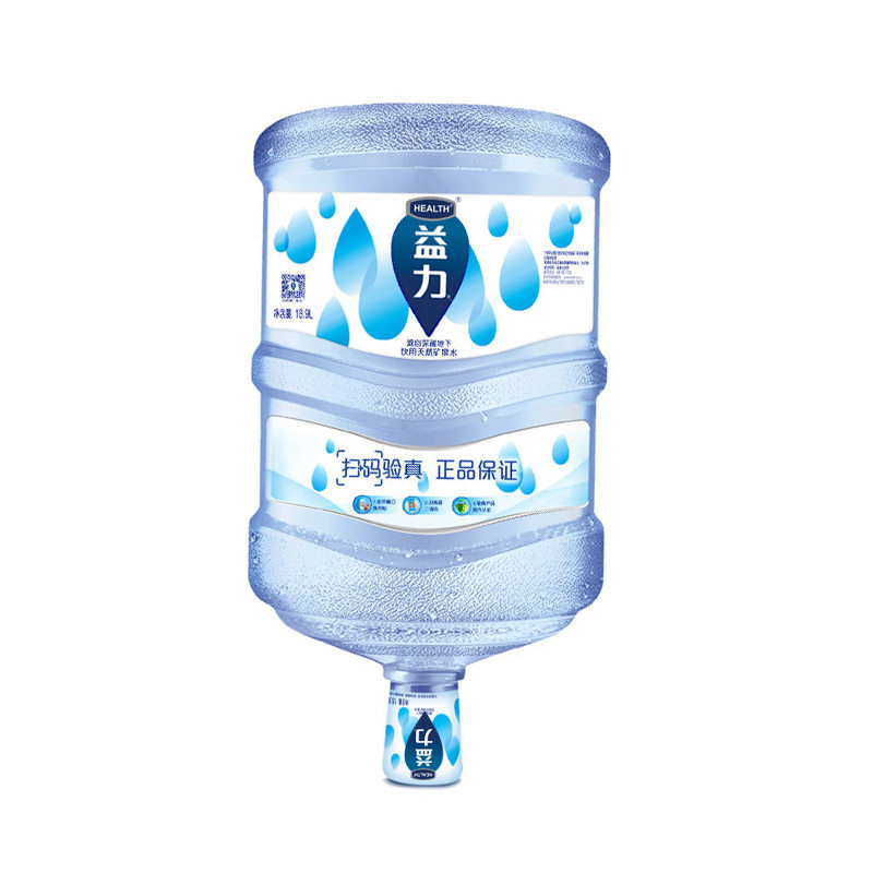 深圳送水益力天然矿泉水189l桶装水连锁配送预约饮用水