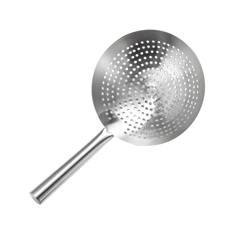 漏网不锈钢油炸漏勺加厚沥油商用厨房油盆大号漏勺