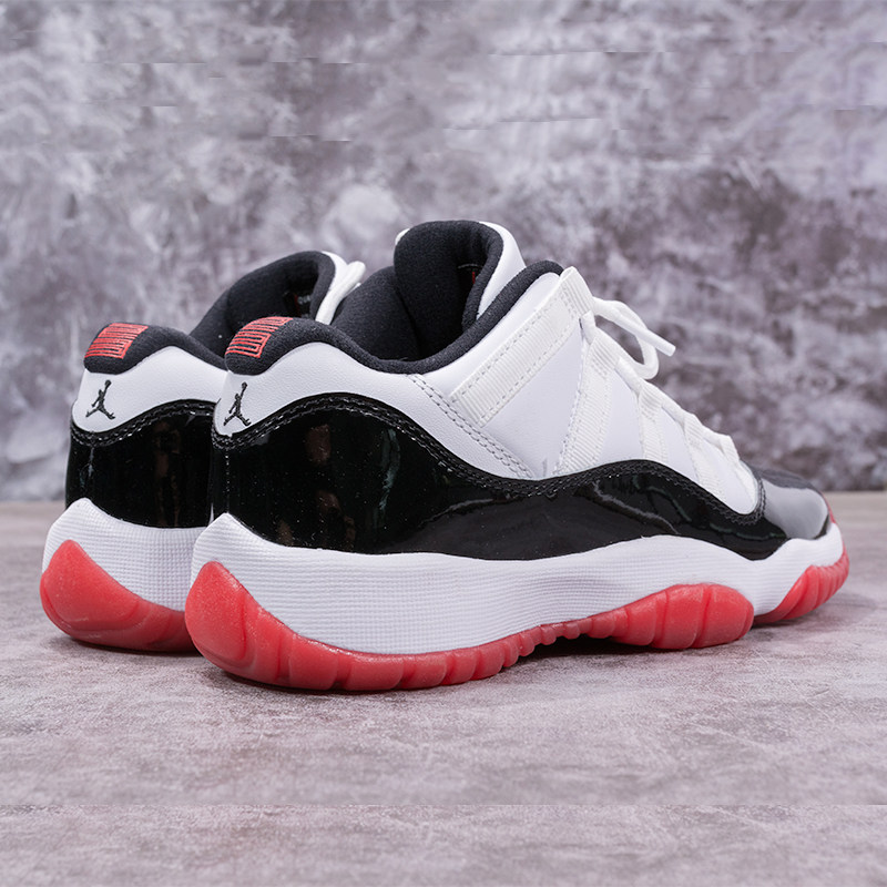 【小琦鞋柜】air jordan 11 low aj11黑红康扣 av2187-528896-160