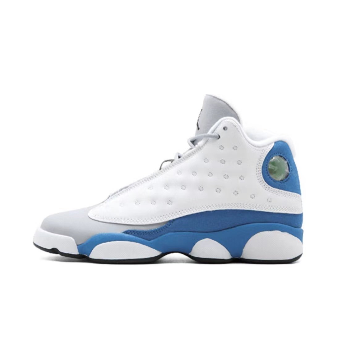 【小琦鞋柜】air jordan 13 aj13白蓝 意大利蓝 皇家蓝439358-107
