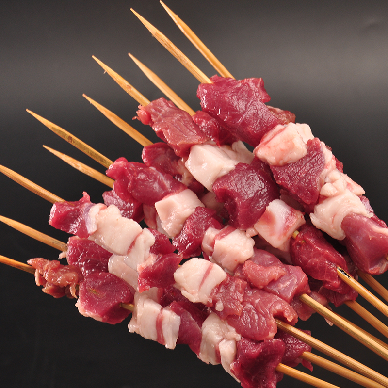 内蒙古直发苏尼苏尼特特生羊肉串新鲜冷冻烧烤清真生羊肉