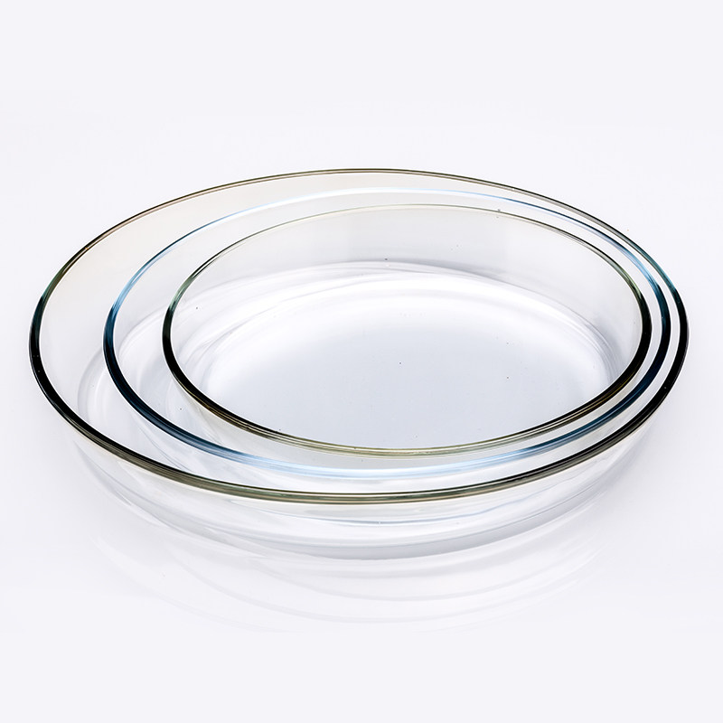 钢化透明玻璃鱼盘家用大号装鱼盘子蒸鱼创意菜盘微波炉烤盘餐具