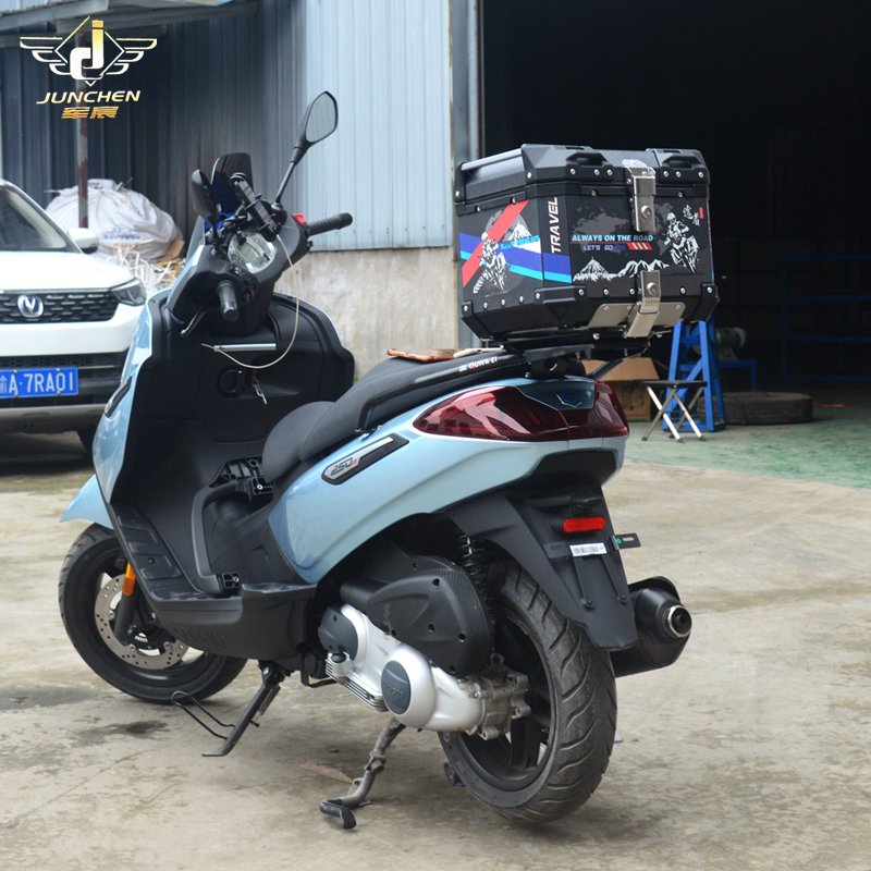 适用于宗申比亚乔踏板车x7尾架货架250t尾箱架子摩托车尾翼