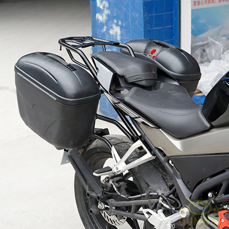 边箱适用于春风nk250改装装边箱尾箱快拆后备行李箱摩托车尾箱