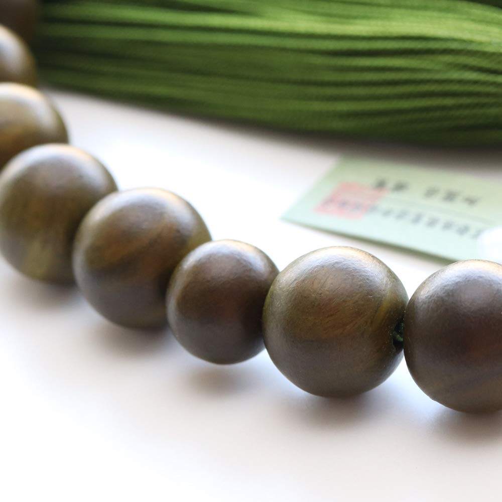 念珠日本玉绿佛珠手串男女手持开运招福京都佛珠