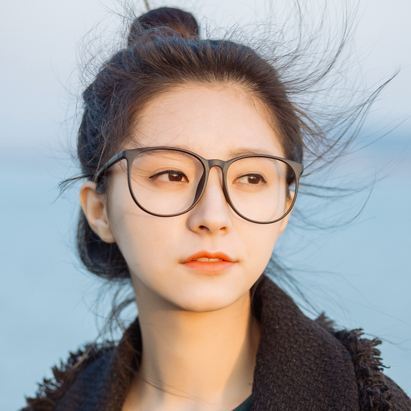 近视眼镜框超轻tr90复古大脸眼睛架韩版配镜圆脸大圆框男女款全框