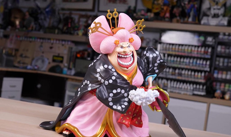 现货万代正版figuartszero海贼王四皇大妈夏洛特玲玲手办