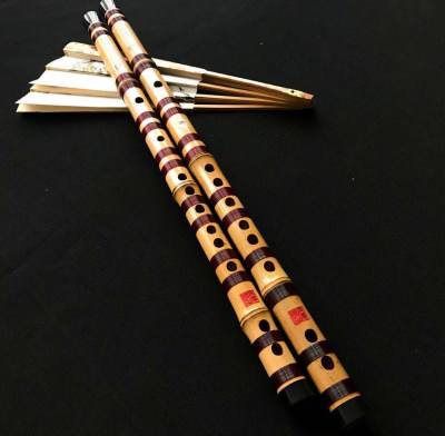 金子笛子膜短笛竹笛演奏笛玉屏箫笛成人用笛舒厚槐制包邮