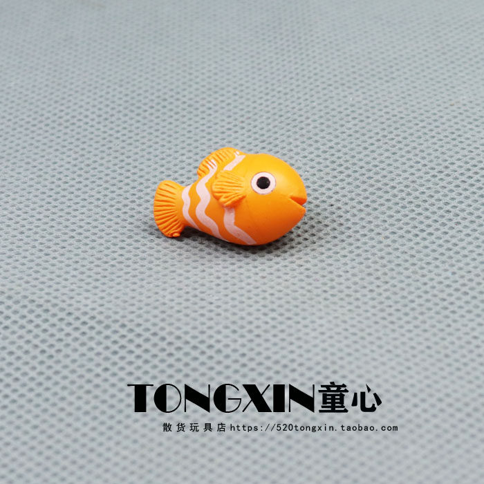 仿真可爱小鱼儿玩具迷你版超小号微缩模型景观仿真