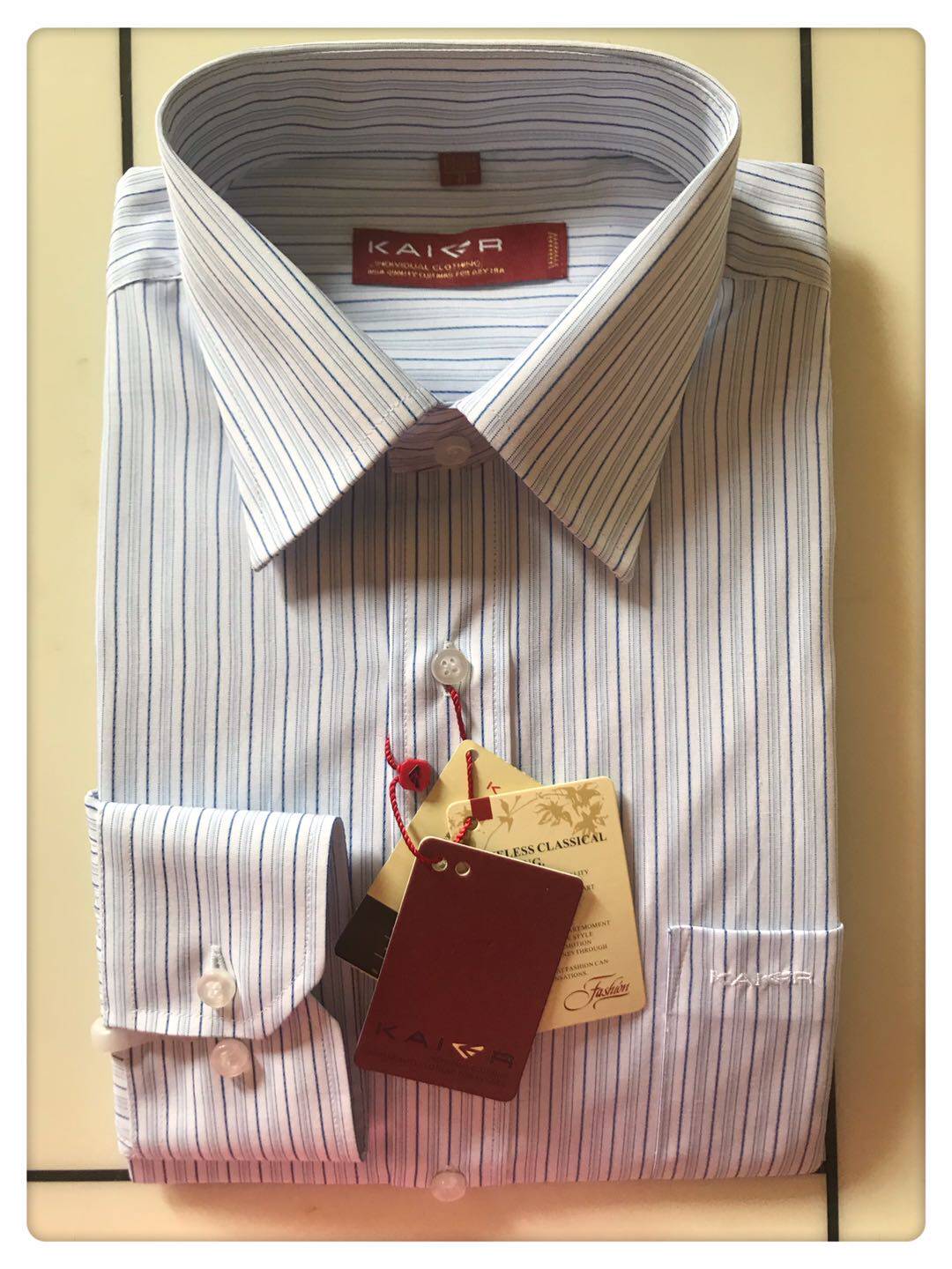 清仓甩卖开尔男士长袖休闲商务大码衬衫