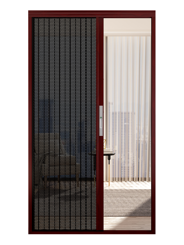 西安市金刚纱窗门带防盗推拉折叠伸缩防蚊纱门纱窗