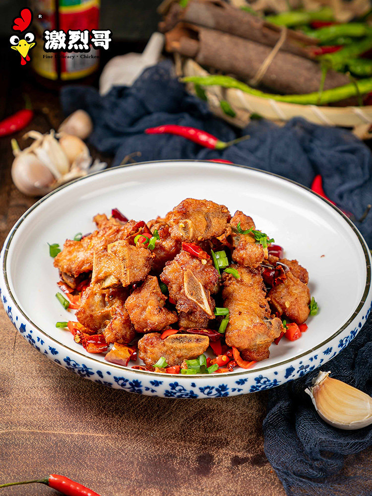 排骨激烈哥蒜1kg调理肋排半成品香酥桥头油炸猪排