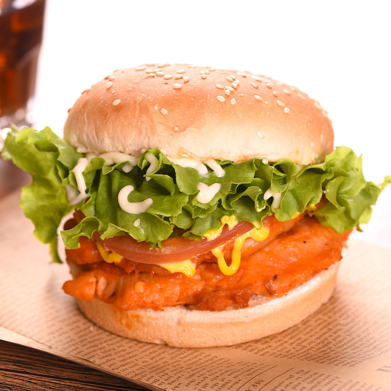 孚德奥尔良腿排汉堡商用整箱箱包邮去骨带油炸生鸡肉