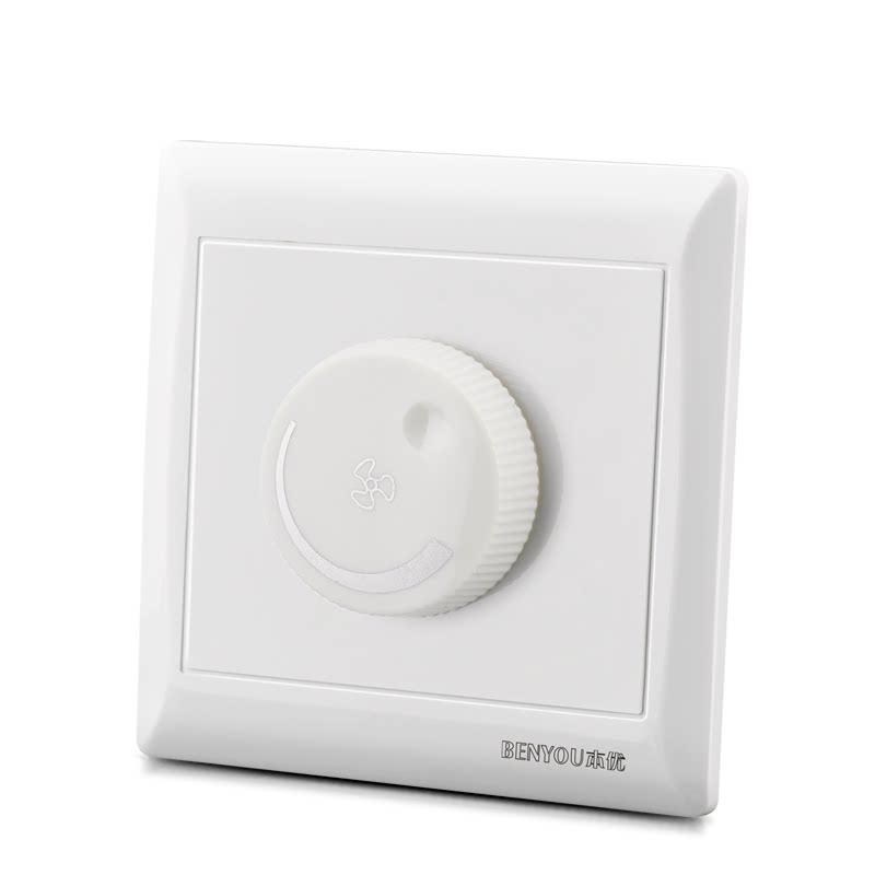 暗装插座调速开关220v家用电风扇吊扇调节器无极调速开关