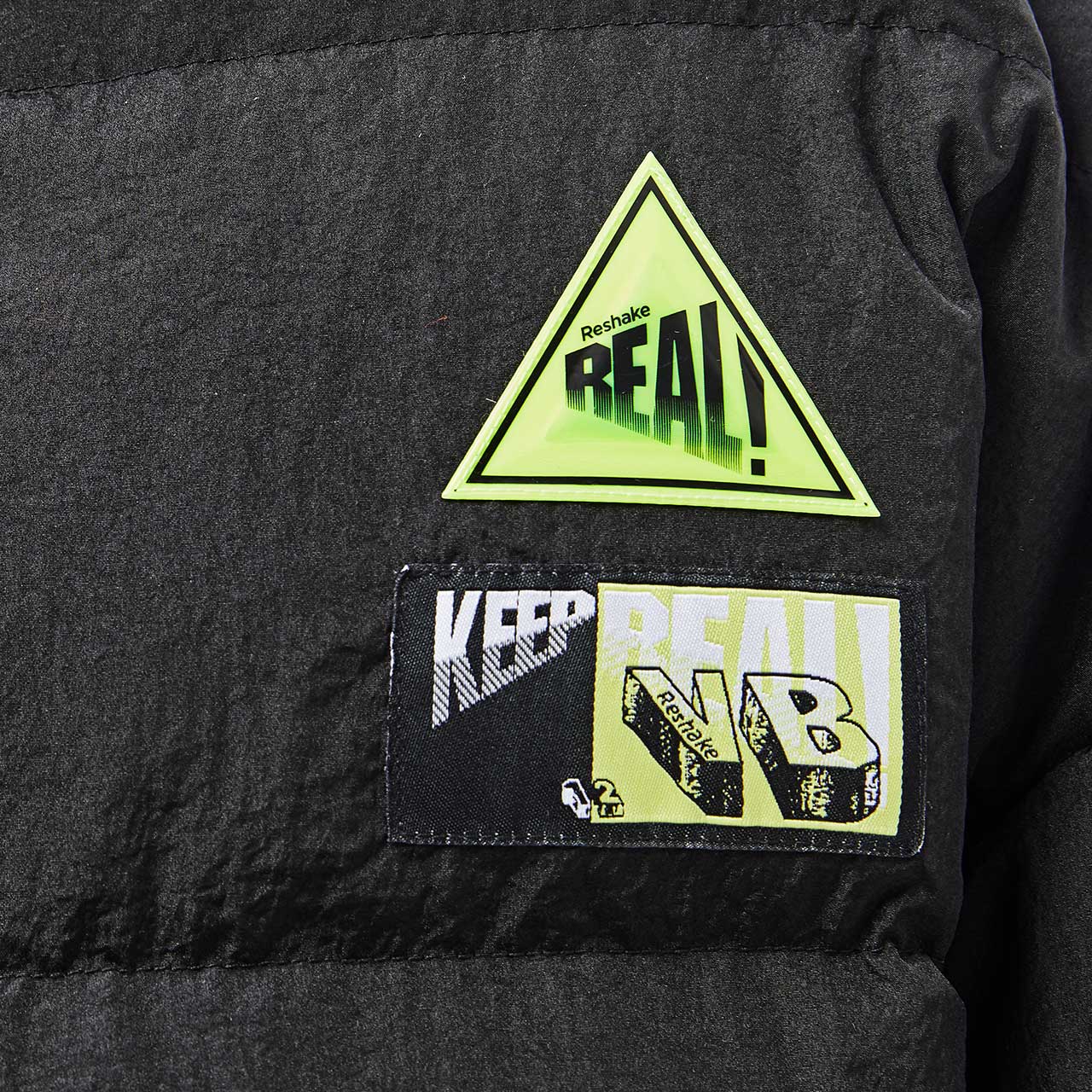 reshake华菲型格潮2019商场同款情侣装鸭绒羽绒服