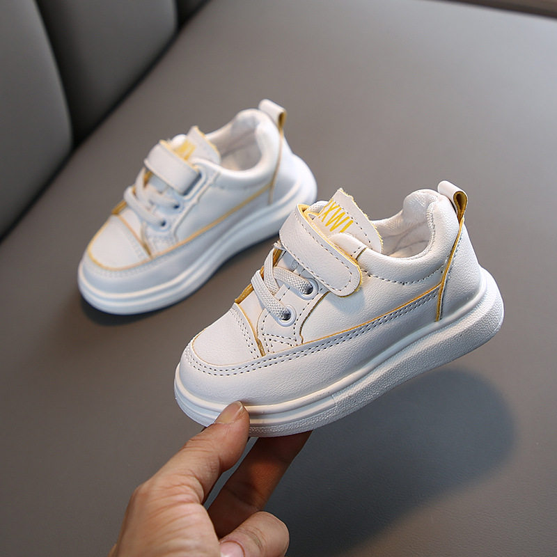 春款儿童运动鞋男童女童跑步鞋宝宝板鞋透气网鞋小白鞋白色单童鞋