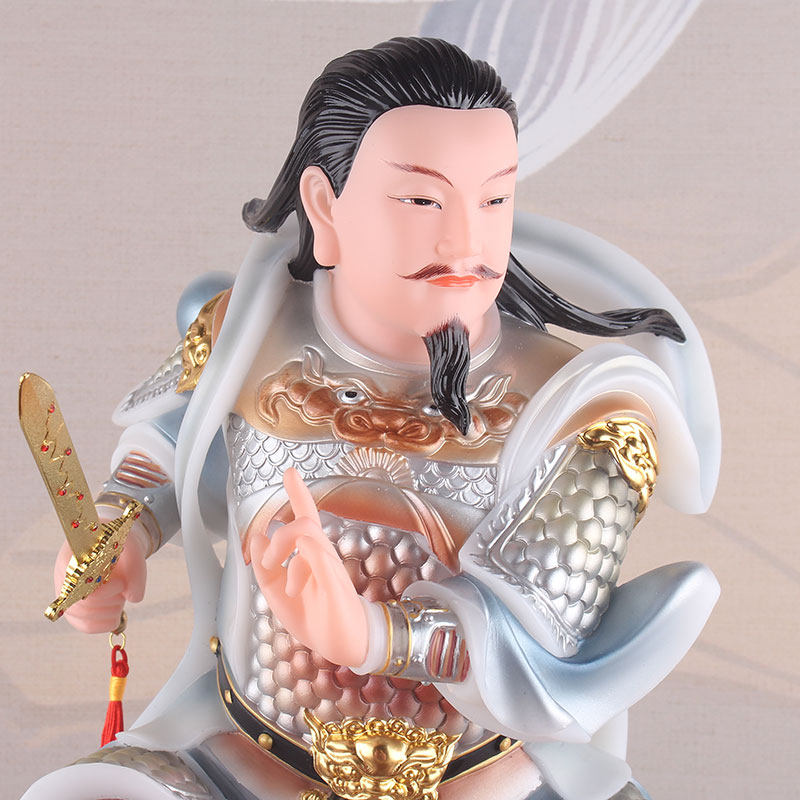 真武大帝玄武神像汉白玉佛像玄天上帝武当山道教摆件