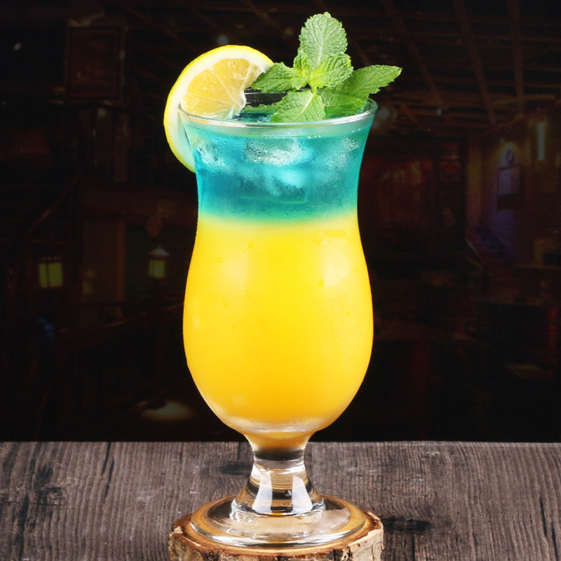 酒吧网红飓风杯特饮杯鸡尾鸡尾酒酒杯冷饮高脚杯鸡尾酒杯