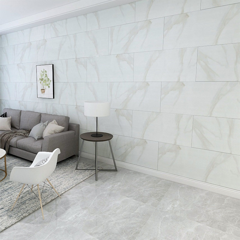 墙纸自粘仿瓷砖墙贴房光滑滑水泥墙大白墙面墙贴